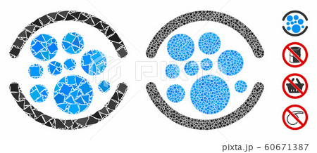 Full Composition Icon of Unequal Pieces 60671387