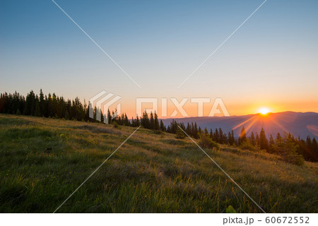 summer landscape mountains summer landscape mountains 60672552