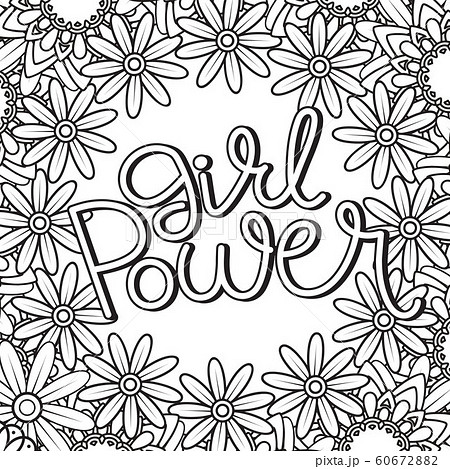 Girl Power Vector illustration 60672882