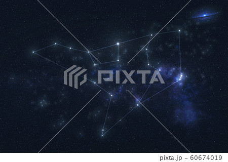 Ursa major Constellation in outer space 60674019