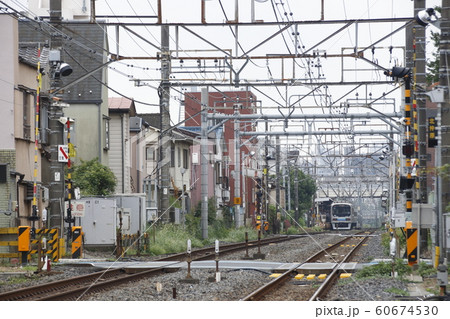 埼京線　十条駅付近にて 60674530