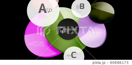 Modern advertising concept for wallpaper design. Vector info graphic design. Vector design concept. Business presentation. Abstract geometric frame. 60686173