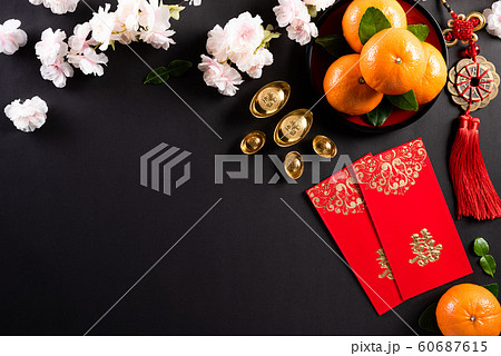 Chinese new year festival decorations Chinese new year festival decorations 60687615