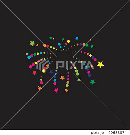 Firework vector icon illustration 60688074