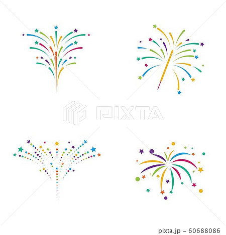 Firework vector icon illustration 60688086