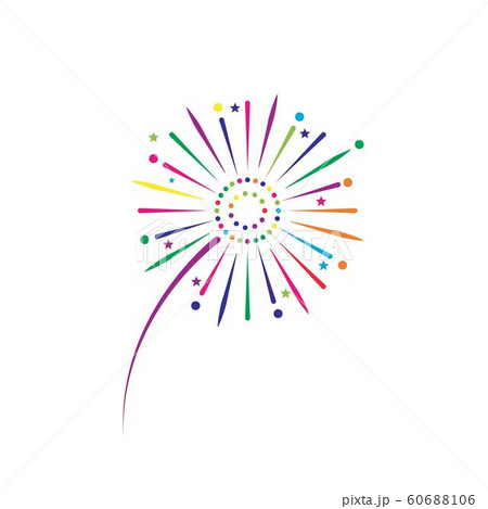 Firework vector icon illustration 60688106