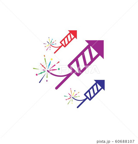 Firework vector icon illustration 60688107