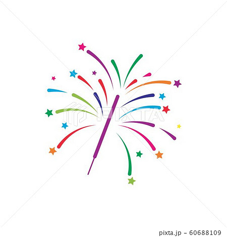 Firework vector icon illustration 60688109