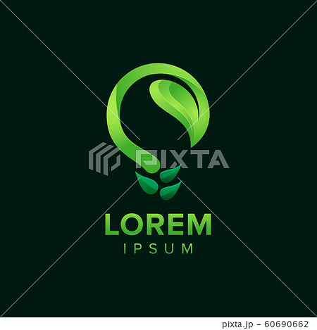 Bulb Eco Logo.Concept design template Bulb Eco Logo.Concept design template 60690662