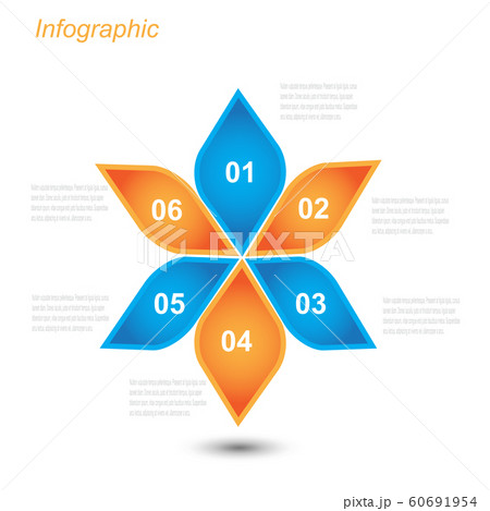 Info-graphic design template. Info-graphic design template. 60691954