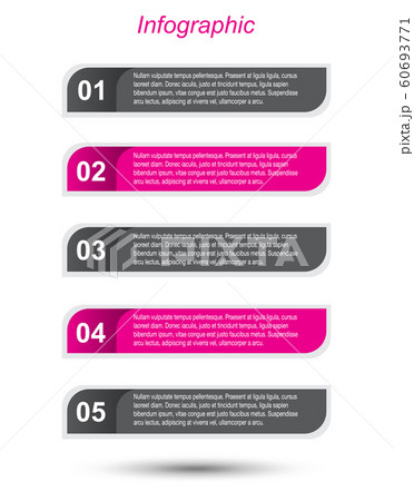 Info-graphic design template. 60693771