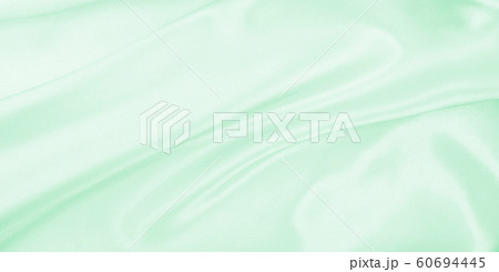 Smooth elegant green silk or satin luxury cloth 60694445