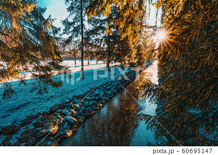 Bridge over the Fish Channel in Catherine Park, Bridge over the Fish Channel in Catherine Park, 60695147