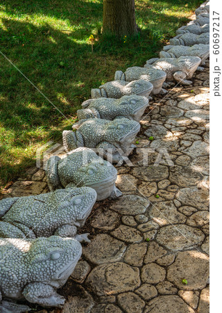Sculpture in the castle of Ravadinovo, Bulgaria 60697217