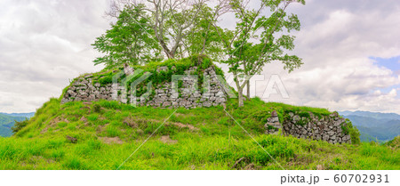 国の史跡　平福の利神城（兵庫県佐用郡佐用町）※作品コメント欄に撮影位置 60702931
