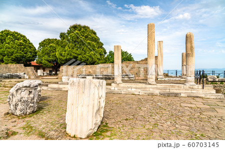 Ruins of the ancient city of Pergamon in Turkey Ruins of the ancient city of Pergamon in Turkey 60703145