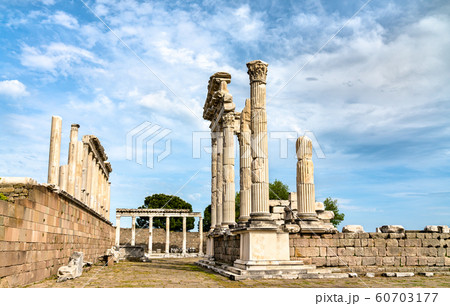 The Temple of Trajan in Pergamon, Turkey 60703177
