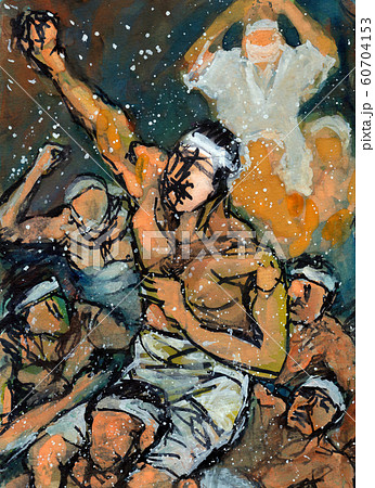 浦佐裸押合い祭り【福餅配与】 60704153