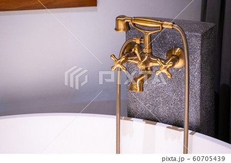 luxury pinchbeck faucet in shower room luxury pinchbeck faucet in shower room 60705439