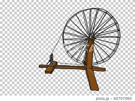 糸車のイラスト素材 糸車のイラスト素材