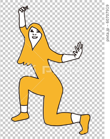 タイツっぽい変なポーズの女子 タイツっぽい変なポーズの女子 60707919