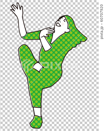 タイツっぽい変なポーズの女子 タイツっぽい変なポーズの女子 60707920