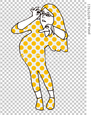 タイツっぽい変なポーズの女子 タイツっぽい変なポーズの女子 60707921