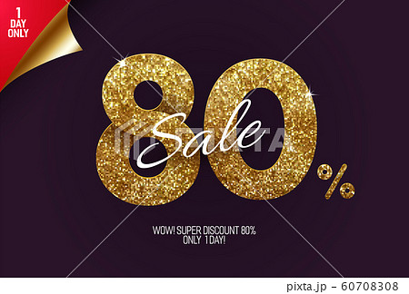 Shine golden sale 80% off, made from small gold glitter squares, pixel style. 60708308