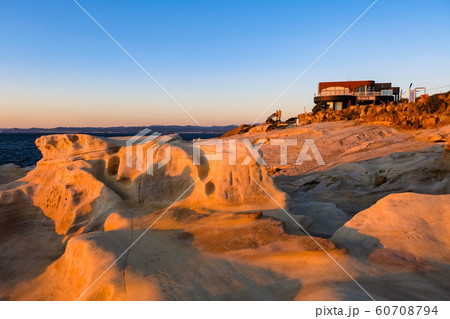 南紀白浜 千畳敷 夕方 60708794