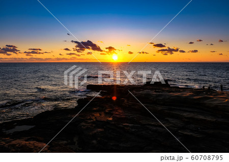 南紀白浜 千畳敷 夕暮れ 南紀白浜 千畳敷 夕暮れ 60708795