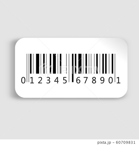 Realistic barcode icon. Realistic barcode icon. 60709831