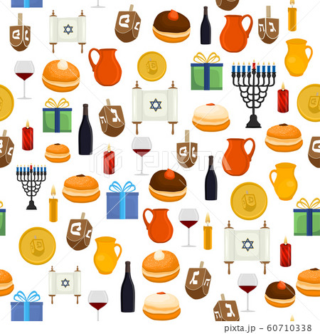 Illustration on theme big colored pattern jug Illustration on theme big colored pattern jug 60710338