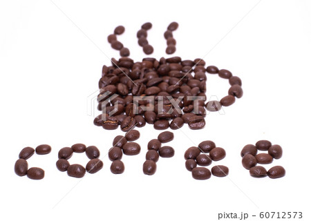 Cup of coffee and the word coffee created with Cup of coffee and the word coffee created with 60712573