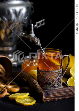 Russian tea from samovar Russian tea from samovar 60712930