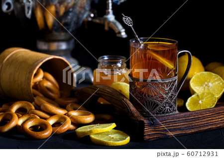 Russian tea from samovar Russian tea from samovar 60712931