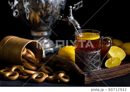 Russian tea from samovar Russian tea from samovar 60712932
