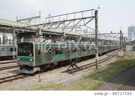 大宮運転所に疎開留置される埼京線205系 60717593