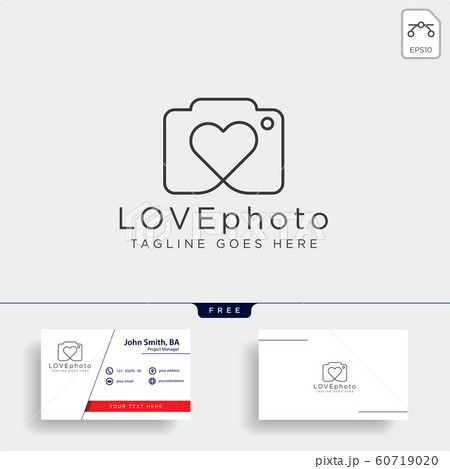 love photography logo template vector illustration love photography logo template vector illustration 60719020