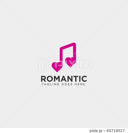 love music symbol or logo template vector 60719027
