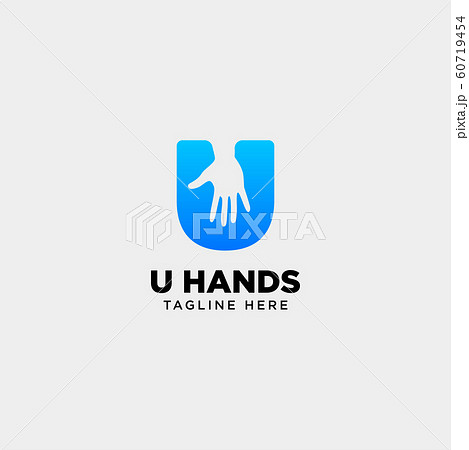 minimal u letter, initial hand logo template minimal u letter, initial hand logo template 60719454
