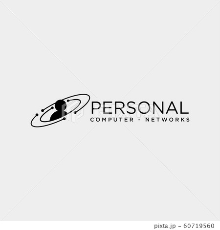 personal connectivity network logo template vector 60719560