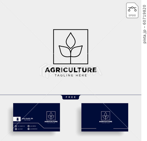 agriculture farm line badge vintage logo template agriculture farm line badge vintage logo template 60719820