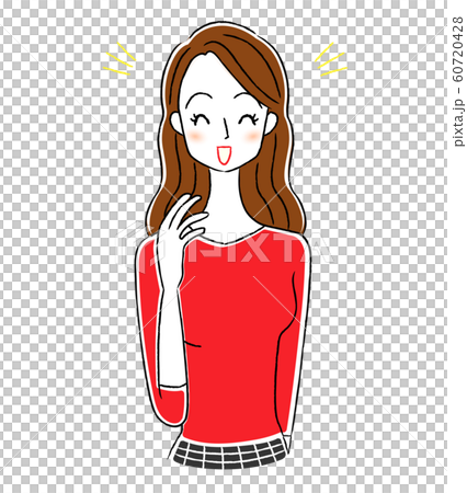 女士美女微笑喜悅 60720428