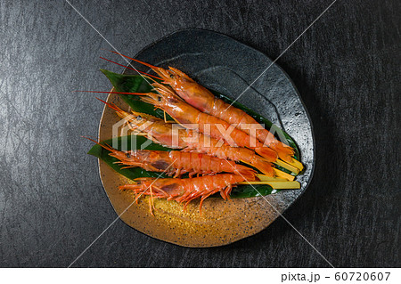 赤えび料理　Red shrimp seafood for skewers 60720607