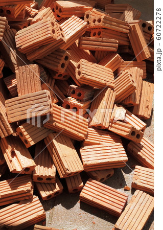 brick block in construction site industry brick block in construction site industry 60722278