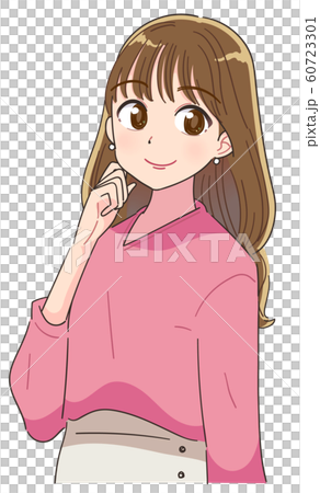 女の子のイラスト アニメ かわいい 若いのイラスト素材 60723301 Pixta