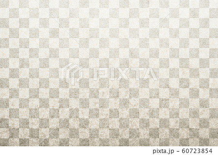 和紙 銀 市松模様 正月 背景 テクスチャのイラスト素材
