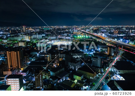 東大阪市役所からの夜景 東大阪市役所からの夜景 60723926