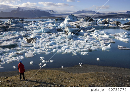 Icebergs in Jokulsarlon glacier lagoon - Iceland 60725773