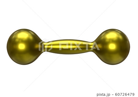 3D rendering image of a dumbbell for sports isolated on white. Bodybuilding equipment. 3D rendering image of a dumbbell for sports isolated on white. Bodybuilding equipment. 60726479